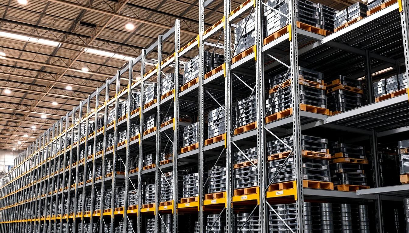 Paletni regali za skladišče