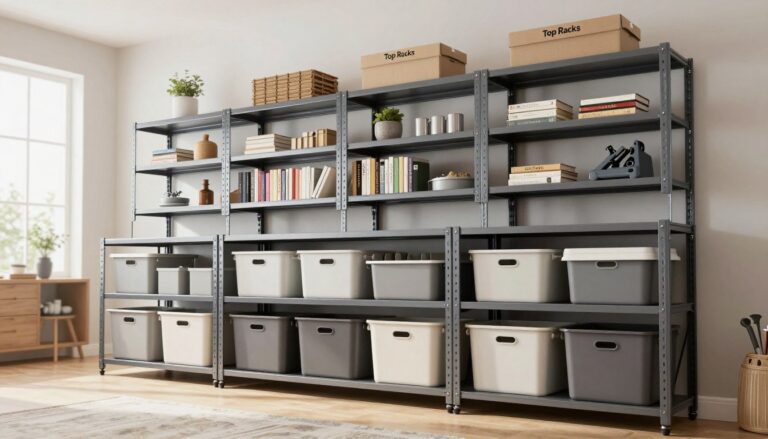 multi-level shelving units