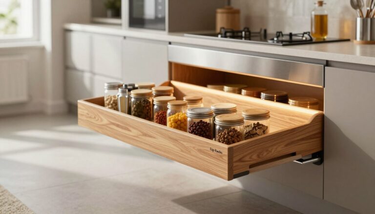 sliding storage shelves