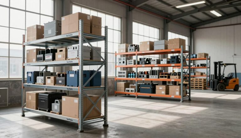 warehouse shelving units