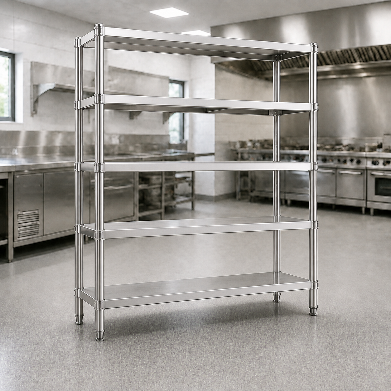 Lahek INOX regal za profesionalne delovne prostore